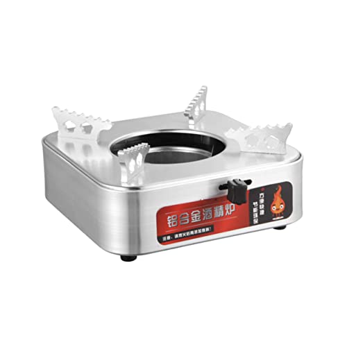 ARTSEWPLY Aluminiumlegierung Feinofen Kochen Alkohol Outdoor Camping Kochgeschirr Herd Silber von ARTSEWPLY