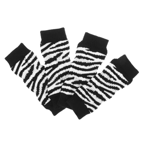 ARTSEWPLY Atmungsaktive Warme Hundebeinschützer aus Baumwolle Waschbare rutschfeste Haustiersocken für Drinnen und Draußen Schützen vor Nässe und Schmutz Geeignet für Große Hunde von ARTSEWPLY