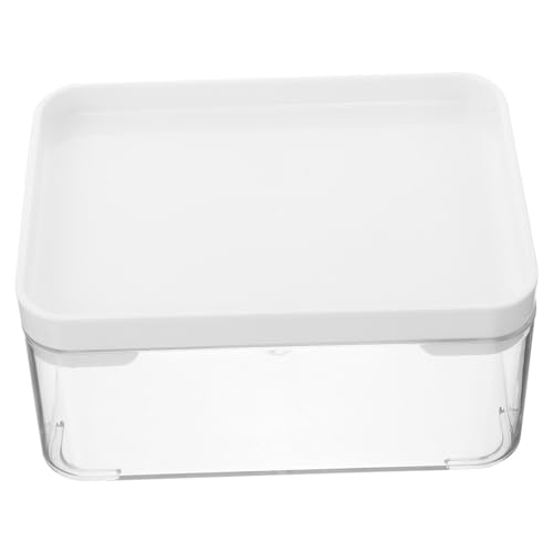 ARTSEWPLY Aufbewahrungsbox Waschmittelbox mit Deckel Stapelbar Transparent Kleine für Waschpulver und Duftperlen Organisieren im Bad und Waschraum von ARTSEWPLY