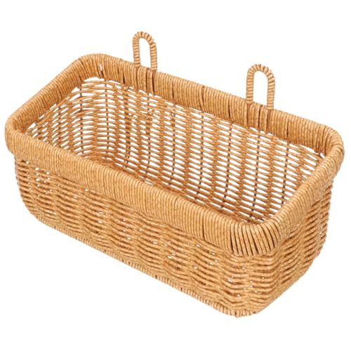 ARTSEWPLY Aufbewahrungskorb Geflochten Imitation Rattan Wandkorb zum Aufhängen Platzsparend für Küche Wohnzimmer Blumen Obst und Haushaltsgegenstände Geeignet in Hellbraun Wiederverwendbar ARTSEWPLY Aufbewahrungskorb Geflochten Imitation Rattan Wandkorb zum Aufhängen Platzsparend für Küche Wohnzimmer Blumen Obst und Haushaltsgegenstände Geeignet in Hellbraun Wiederverwendbar von ARTSEWPLY