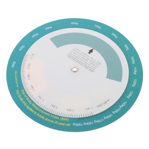 ARTSEWPLY Bmi Körpergewicht Drehdiagramm Wandkarte Bmi Index Messwerkzeug zur Schnellen Gewichtskontrolle Leicht Ablesbar Gesundheitsbewusstes Hilfsmittel gegen Adipositas für Erwachsene ARTSEWPLY Bmi Körpergewicht Drehdiagramm Wandkarte Bmi Index Messwerkzeug zur Schnellen Gewichtskontrolle Leicht Ablesbar Gesundheitsbewusstes Hilfsmittel gegen Adipositas für Erwachsene von ARTSEWPLY