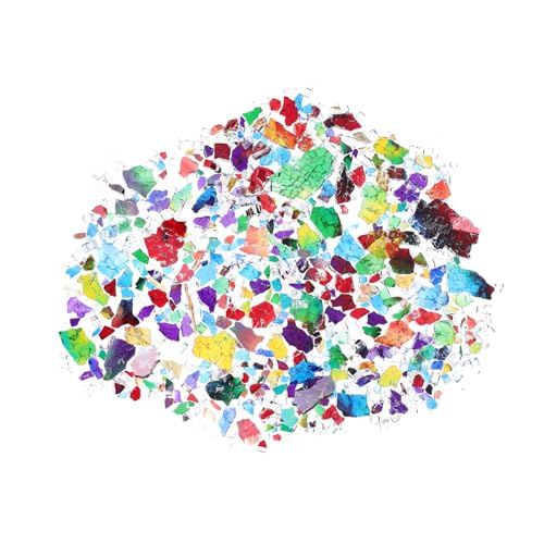ARTSEWPLY Bunte Unregelmäßige Ice Crack Fragmente Mosaiksteine pro Packung DIY Bastelzubehör für Kreative Fliesen Handwerkskunst und Heimdekoration von ARTSEWPLY