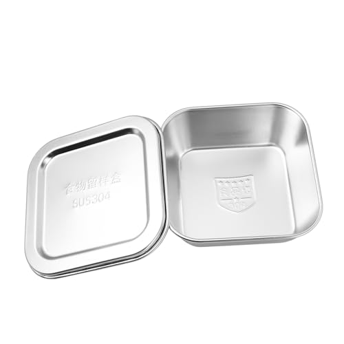 ARTSEWPLY Butterdose mit Deckel Quadratische Aufbewahrungsbox für Butter und Rindertalg Rostfrei Lebensmittelecht Große für Küche und Haushalt Leicht zu Reinigen Langlebig von ARTSEWPLY