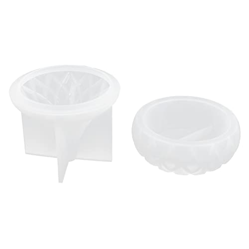 ARTSEWPLY DIY Kristall Silikonform für Aufbewahrungsbox Flexible Transparente Gießform für Kreative Schmuck und Desktop Organizer Umweltfreundlich Einfach zu Bedienen und Reinigen für von ARTSEWPLY