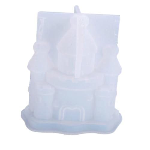 ARTSEWPLY DIY Silikon Gießform Schloss Haus Form für Handwerk Statue Herstellung Kreative Heimdekoration Silica Gel Modell zum Selbermachen von ARTSEWPLY