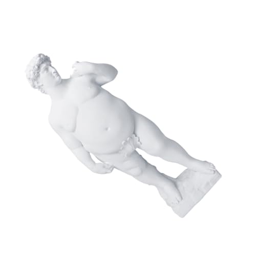 ARTSEWPLY Dicke David Statue aus Resin Große Skulptur für Home Dekoration Künstlerisches Desktop Ornament Langlebig und Modisch für Wohnzimmer und Büro von ARTSEWPLY