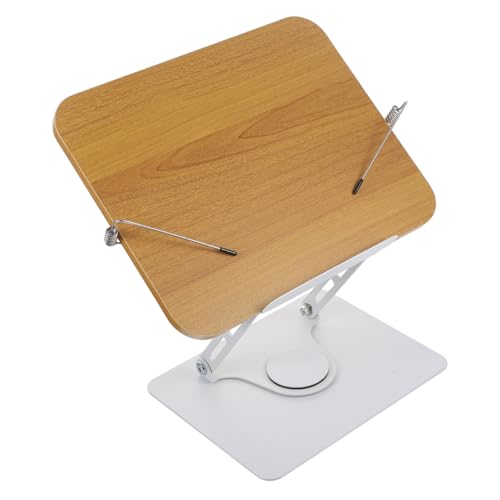 ARTSEWPLY Drehbarer Buchständer Aluminiumlegierung Verstellbarer Lesewinkel Multifunktionaler Textbuchhalter für Schule Büro und Zuhause zur Myopie prävention ARTSEWPLY Drehbarer Buchständer Aluminiumlegierung Verstellbarer Lesewinkel Multifunktionaler Textbuchhalter für Schule Büro und Zuhause zur Myopie prävention von ARTSEWPLY