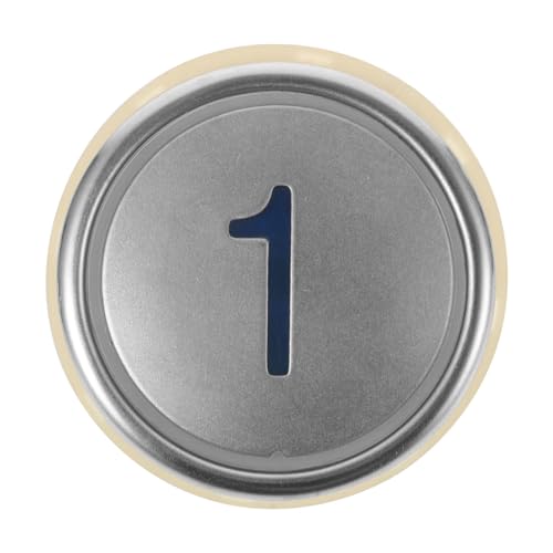 ARTSEWPLY Edelstahl Aufzug Ersatzknopf Beleuchteter Stock Fahrstuhl Druckknopf Robustes Aufzugszubehör Installieren Lift Ersatzteil von ARTSEWPLY