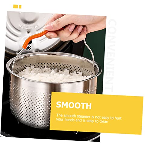 ARTSEWPLY Edelstahl Dämpfeinsatz Multifunktionaler Dampfkorb Robust Langlebig Für Reis Gemüsedämpfer Küchenzubehör Haushaltsteamgerät ARTSEWPLY Edelstahl Dämpfeinsatz Multifunktionaler Dampfkorb Robust Langlebig Für Reis Gemüsedämpfer Küchenzubehör Haushaltsteamgerät von ARTSEWPLY