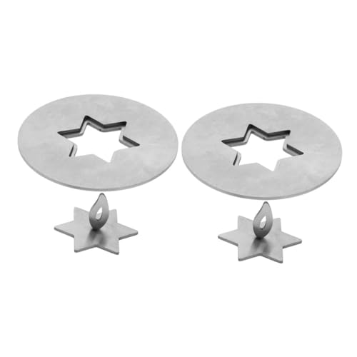 ARTSEWPLY Edelstahl Kerzenglas Deckel Windschutz Smart Cap Kerzendosenschutz Winddicht Dekorativer Sechseck Stern Design Langlebig und Einfach zu Verwenden ARTSEWPLY Edelstahl Kerzenglas Deckel Windschutz Smart Cap Kerzendosenschutz Winddicht Dekorativer Sechseck Stern Design Langlebig und Einfach zu Verwenden von ARTSEWPLY