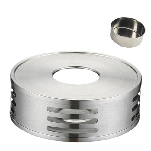 ARTSEWPLY Edelstahl Teewärmer Stövchen für Teekannen Kerzenbetrieb Wärmer Stövchen Glas Geeignet Langlebig und Rostfrei für Tee und Kaffee ARTSEWPLY Edelstahl Teewärmer Stövchen für Teekannen Kerzenbetrieb Wärmer Stövchen Glas Geeignet Langlebig und Rostfrei für Tee und Kaffee von ARTSEWPLY