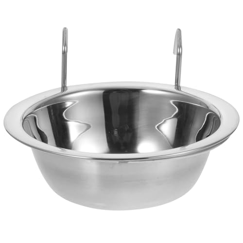 ARTSEWPLY Edelstahl Vogel Futterbecher mit Aufhänger Rostfrei Große Kapazität Installieren Geeignet für Papageien und Käfige Vielseitig für Obst Gemüse und Snacks Robust und Langlebig ARTSEWPLY Edelstahl Vogel Futterbecher mit Aufhänger Rostfrei Große Kapazität Installieren Geeignet für Papageien und Käfige Vielseitig für Obst Gemüse und Snacks Robust und Langlebig von ARTSEWPLY