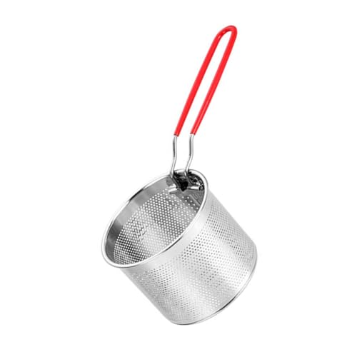 ARTSEWPLY Edelstahl-frittierkorb Zum Frittieren Von Lebensmitteln Abtropfkorb Für Speiseöl Frittierkorb Für Küche Mit Ergonomischem Griffdesign von ARTSEWPLY