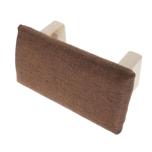 ARTSEWPLY Ergonomischer Kniestuhl Holz zur Haltungskorrektur Bequemer Sitzhocker mit Baumwoll Oberfläche für Yoga und Teestube für Verlängertes Sitzen von ARTSEWPLY