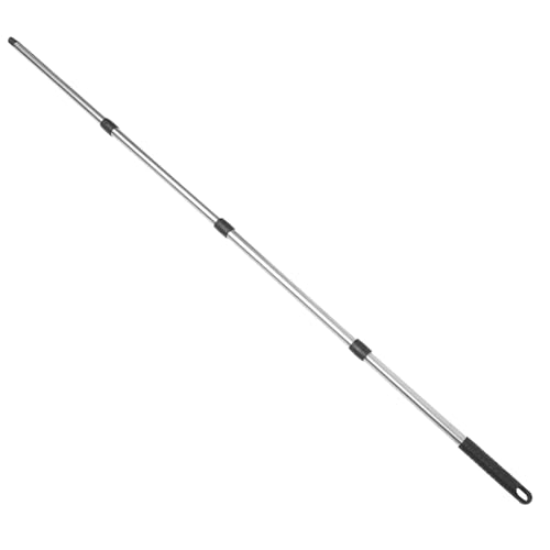 ARTSEWPLY Ersatzgriff Edelstahl Mop Stiel Teiliger Teleskopstiel Rostfrei Ergonomisch Komfortabler Griff Kompatibel mit Gewinde für Bodenreinigung von ARTSEWPLY