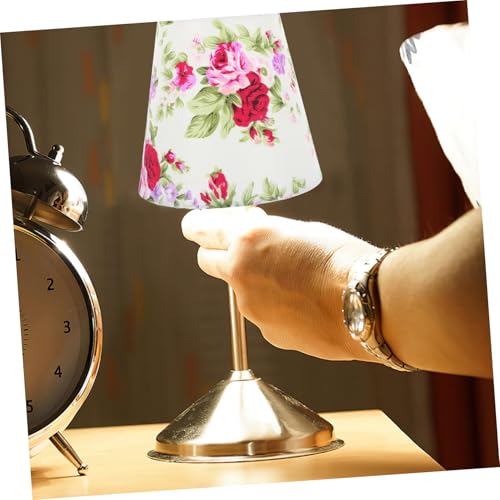 ARTSEWPLY Floraler Clip Lampenschirm für Tischlampen Stoff und Kompatibel mit Glühbirnen Stilvoller Lampenschirm Ersatz für Wohnliche Warme Raumdekoration von ARTSEWPLY