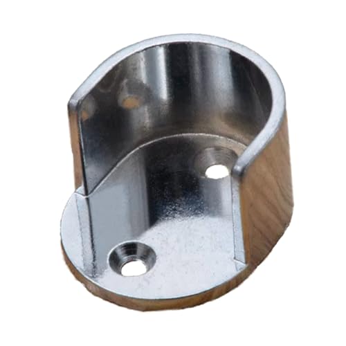 ARTSEWPLY Förmige Stangenhalterung aus Robustem Zinklegierungs flansch Glatte Oberfläche Stabiler Duschstangen Kleiderstangenhalter Einfache Montage Wandbefestigt für Badezimmer und Schrank ARTSEWPLY Förmige Stangenhalterung aus Robustem Zinklegierungs flansch Glatte Oberfläche Stabiler Duschstangen Kleiderstangenhalter Einfache Montage Wandbefestigt für Badezimmer und Schrank von ARTSEWPLY