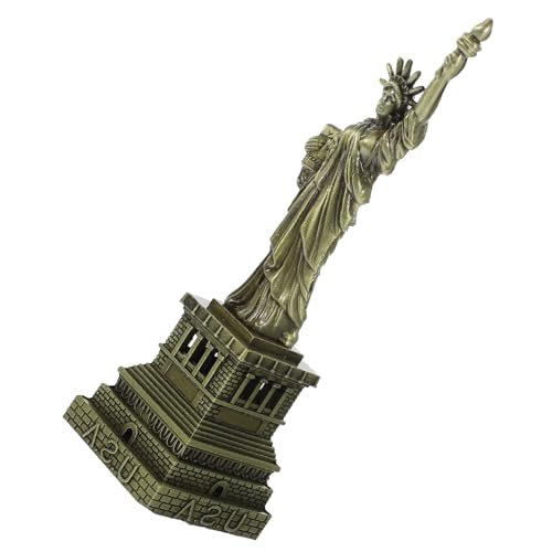 ARTSEWPLY Freiheitsstatue Metallfigur Statue Desktop Dekoration Kreative Sandtisch Deko Geschenkidee für Büro Wohnzimmer von ARTSEWPLY