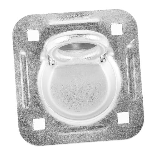 ARTSEWPLY Galvanisierter Trailer Tie Down Schwerlastanker D ring mit Edelstahl Flush Mount Griff Kompakt Belastbar Verzinkt für Sichere Ladungssicherung bei Schweren Gütern ARTSEWPLY Galvanisierter Trailer Tie Down Schwerlastanker D ring mit Edelstahl Flush Mount Griff Kompakt Belastbar Verzinkt für Sichere Ladungssicherung bei Schweren Gütern von ARTSEWPLY