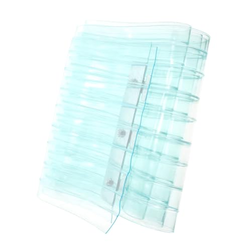 ARTSEWPLY Gefriervorhang Vorhänge Gefrierstreifenvorhang Pvc Türvorhang Isolierter Türvorhang Streifenvorhang Für Zuhause Wintertürvorhang Garagentrennvorhang Himmelblau von ARTSEWPLY