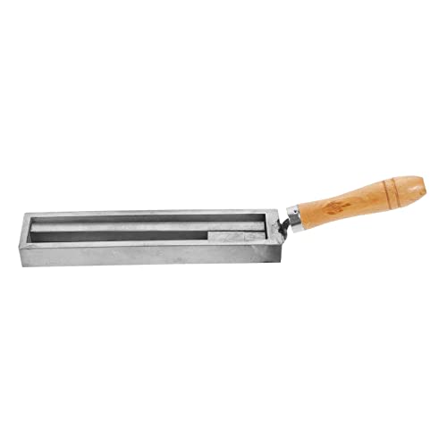 ARTSEWPLY Gusseisen Schmelzform für Gold und Silber Metallveredelungsform mit Holzgriff Hochtemperaturbeständig und Langlebig für Gießen und Schmelzen von Metallen Praktische Gießform für von ARTSEWPLY