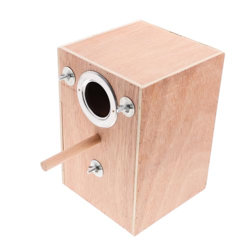 ARTSEWPLY Hängendes Vogelbrutnest aus Holz mit Sitzstange Offenes Fenster Sicherer und Komfortabler Brutkasten für Wellensittiche Papageien Nymphensittiche Platzsparend und Einfach zu ARTSEWPLY Hängendes Vogelbrutnest aus Holz mit Sitzstange Offenes Fenster Sicherer und Komfortabler Brutkasten für Wellensittiche Papageien Nymphensittiche Platzsparend und Einfach zu von ARTSEWPLY
