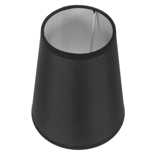 ARTSEWPLY Halbrunder Lampenschirm aus Schwarzem für Glühbirne Dekorativer Ersatz-tischlampenschirm Leicht und Kompakt Geeignet für Schlafzimmer und Wohnzimmer Einfach zu Montieren von ARTSEWPLY