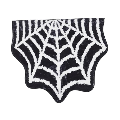 ARTSEWPLY Halloween Spiderweb Teppich rutschfest Waschbar Absorbierende Spinnennetz Badematte Vielseitiger Halloween Türvorleger für Bad Küche Eingangsbereich Gruselige Deko ARTSEWPLY Halloween Spiderweb Teppich rutschfest Waschbar Absorbierende Spinnennetz Badematte Vielseitiger Halloween Türvorleger für Bad Küche Eingangsbereich Gruselige Deko von ARTSEWPLY