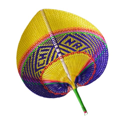 ARTSEWPLY Handgewebter Sommerfächer Bambus Kreativer Dekorativer Handfächer für Outdoor Nutzung Leicht und Tragbar für Heimdekoration und Sommerabkühlung von ARTSEWPLY