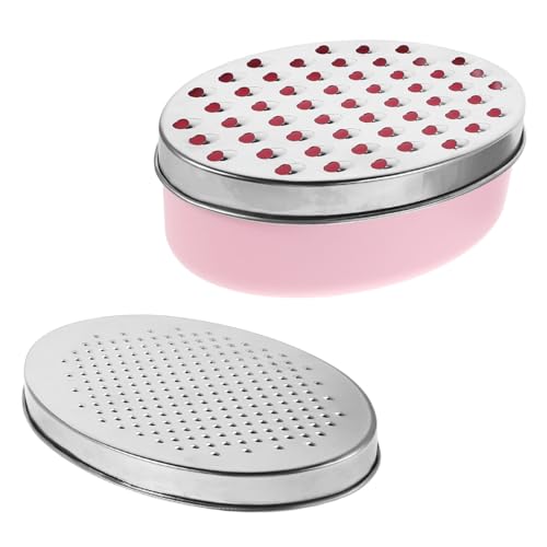 ARTSEWPLY Handlicher Edelstahl Käsehobel mit Aufbewahrungsbox Doppelseitiger Gemüseschneider und Reibe für Käse Gemüse Ingwer Feines und Kräftiges Raspeln Vielseitiges Küchengerät in Rosa ARTSEWPLY Handlicher Edelstahl Käsehobel mit Aufbewahrungsbox Doppelseitiger Gemüseschneider und Reibe für Käse Gemüse Ingwer Feines und Kräftiges Raspeln Vielseitiges Küchengerät in Rosa von ARTSEWPLY