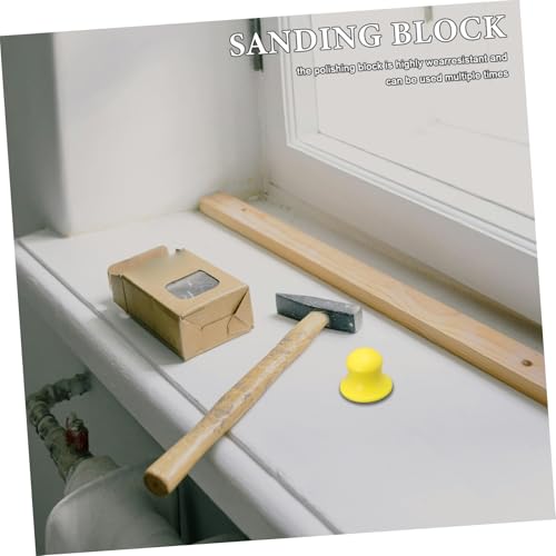 ARTSEWPLY Handschleifblock Pu schaum Rund mit Befestigung für Präzises Handschleifen von Holz Metall und Kunststoff Ergonomisch Weich Vielseitig für Möbel Heimwerkerprojekte ARTSEWPLY Handschleifblock Pu schaum Rund mit Befestigung für Präzises Handschleifen von Holz Metall und Kunststoff Ergonomisch Weich Vielseitig für Möbel Heimwerkerprojekte von ARTSEWPLY