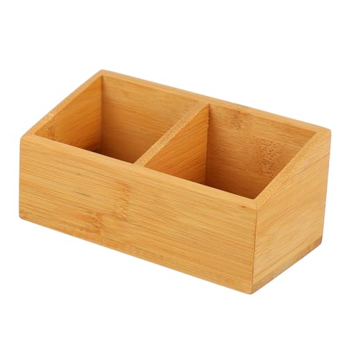 ARTSEWPLY Holz Aufbewahrungsbox Doppelkammer für Tee und Zuckerbeutel Kreative Teebox als Dekorative Organizer für Kaffee und Süßigkeitenablage im Büro und Zuhause ARTSEWPLY Holz Aufbewahrungsbox Doppelkammer für Tee und Zuckerbeutel Kreative Teebox als Dekorative Organizer für Kaffee und Süßigkeitenablage im Büro und Zuhause von ARTSEWPLY
