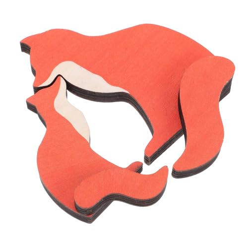 ARTSEWPLY Holz Fuchs Tür Eckdekoration Naturinspirierte Kinderzimmer Deko für Junge Babyzimmer Regal Schlafzimmer Robust Einfach zu Montieren von ARTSEWPLY