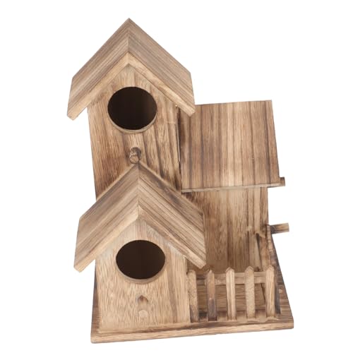 ARTSEWPLY Holz Nistkasten für Wellensittiche Wetterfestes Vogelhäuschen Außenbereich Kleinvögel Brutnest mit Stabilem Design für Volieren und Balkone Geeignet Parakeet Supplies Vogelzucht ARTSEWPLY Holz Nistkasten für Wellensittiche Wetterfestes Vogelhäuschen Außenbereich Kleinvögel Brutnest mit Stabilem Design für Volieren und Balkone Geeignet Parakeet Supplies Vogelzucht von ARTSEWPLY