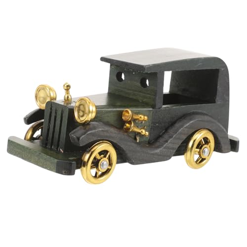 ARTSEWPLY Holzauto Modell Vintage Deko Holz Handgefertigt Retro Design Wohnkultur für Zuhause Büro Schreibtisch Holzkunst Geschenkidee von ARTSEWPLY