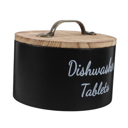 ARTSEWPLY Holzbehälter mit Deckel für Spülmaschinentabs Runde Platzsparende Aufbewahrungsbox aus Holz für Waschmittel und Wäschepods Luftdichter Küchen und Badorganizer im Landhausstil ARTSEWPLY Holzbehälter mit Deckel für Spülmaschinentabs Runde Platzsparende Aufbewahrungsbox aus Holz für Waschmittel und Wäschepods Luftdichter Küchen und Badorganizer im Landhausstil von ARTSEWPLY