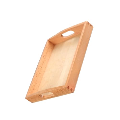ARTSEWPLY Holztablett Aufbewahrungsbehälter Organizer Kleines Handliches Serviertablett aus Robustem Holz mit Glatter Oberfläche für Bastelmaterialien und Lernutensilien im Kindergarten ARTSEWPLY Holztablett Aufbewahrungsbehälter Organizer Kleines Handliches Serviertablett aus Robustem Holz mit Glatter Oberfläche für Bastelmaterialien und Lernutensilien im Kindergarten von ARTSEWPLY