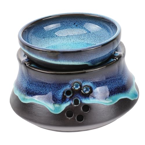 ARTSEWPLY Japanischer Teewärmer Keramik Retro Stil mit Teetassen Leicht und Tragbar Geeignet für Verschiedene Teekannen Schönes Stövchen für Zuhause und Teegenuss ARTSEWPLY Japanischer Teewärmer Keramik Retro Stil mit Teetassen Leicht und Tragbar Geeignet für Verschiedene Teekannen Schönes Stövchen für Zuhause und Teegenuss von ARTSEWPLY