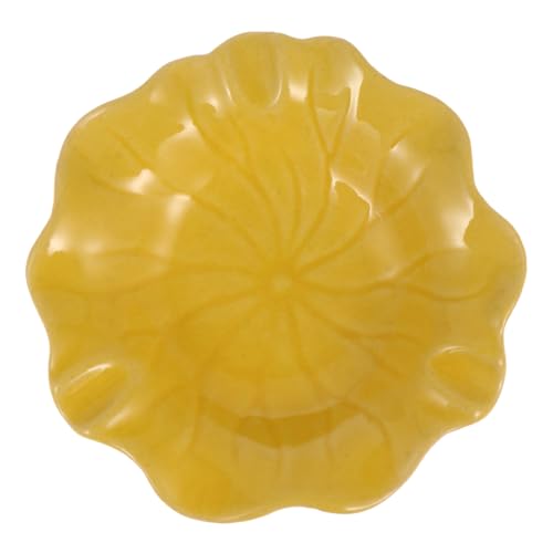 ARTSEWPLY Keramik Aromaschale Gelb Ätherische Öle Schale Aromatherapie Tablett Aromadish Duftöl Behälter Robust Sicher für Beauty Salon Masken Mischung ARTSEWPLY Keramik Aromaschale Gelb Ätherische Öle Schale Aromatherapie Tablett Aromadish Duftöl Behälter Robust Sicher für Beauty Salon Masken Mischung von ARTSEWPLY