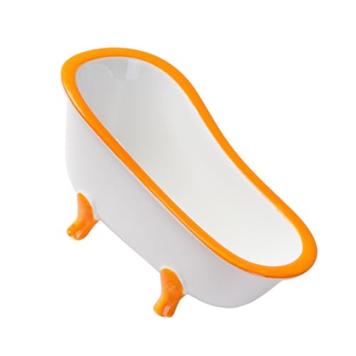 ARTSEWPLY Keramik Eisbecher Mini Eiscreme Servierschale für Dessert Obst Mousse Quadratische Kleine Schale für Pudding Milchtee für Partys und Zuhause Farblich Orange ARTSEWPLY Keramik Eisbecher Mini Eiscreme Servierschale für Dessert Obst Mousse Quadratische Kleine Schale für Pudding Milchtee für Partys und Zuhause Farblich Orange von ARTSEWPLY