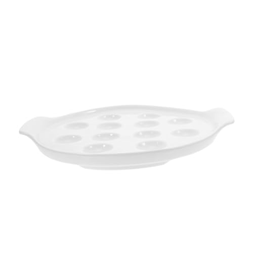 ARTSEWPLY Keramik Escargot Auflaufform Fächer mit Doppelgriffen Rutschfestes Design für Ofen Restaurant zum Backen von Schnecken und Gourmetgerichten Stilvolle Tischplatte für Feinschmecker ARTSEWPLY Keramik Escargot Auflaufform Fächer mit Doppelgriffen Rutschfestes Design für Ofen Restaurant zum Backen von Schnecken und Gourmetgerichten Stilvolle Tischplatte für Feinschmecker von ARTSEWPLY