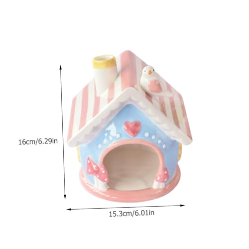 ARTSEWPLY Keramik Hamsternest Haustierhaus aus Sicherem Material Langlebig Tragbar als Transportbox Einzigartiges Rosa Design als Schlaf und Ruheplatz für Hamster Chinchilla und Kleine ARTSEWPLY Keramik Hamsternest Haustierhaus aus Sicherem Material Langlebig Tragbar als Transportbox Einzigartiges Rosa Design als Schlaf und Ruheplatz für Hamster Chinchilla und Kleine von ARTSEWPLY