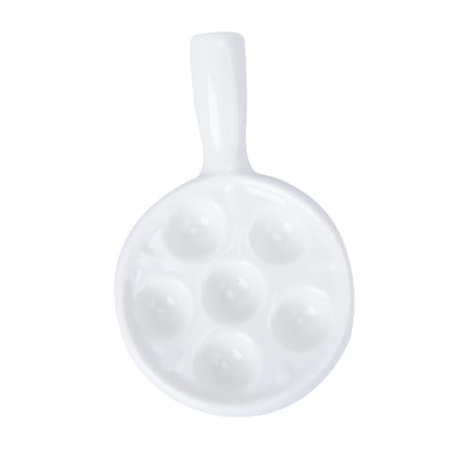 ARTSEWPLY Keramik Schneckenpfanne Backform mit Griff Ofenfestes Schnecken Barbecue geschirr Weißes Keramikgeschirr für Küche und Restaurant Spülmaschinengeeignet ARTSEWPLY Keramik Schneckenpfanne Backform mit Griff Ofenfestes Schnecken Barbecue geschirr Weißes Keramikgeschirr für Küche und Restaurant Spülmaschinengeeignet von ARTSEWPLY