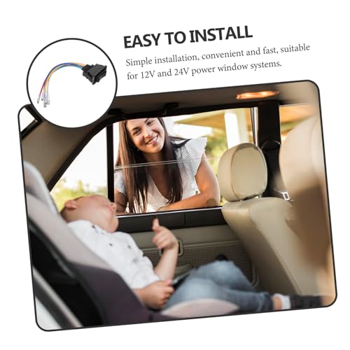 ARTSEWPLY Kfz Fensterheber Steuerschalter Elektrischer Auto Fenster Schalter mit Kabelbaum Vielseitig Kompatibel Einfache Bedienung Geeignet für Verschiedene Fahrzeugmodelle ARTSEWPLY Kfz Fensterheber Steuerschalter Elektrischer Auto Fenster Schalter mit Kabelbaum Vielseitig Kompatibel Einfache Bedienung Geeignet für Verschiedene Fahrzeugmodelle von ARTSEWPLY