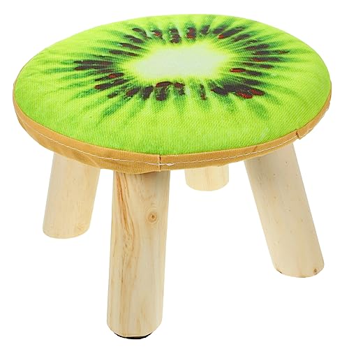 ARTSEWPLY Kleiner Holzschemel mit Rundem Schwammkissen Abnehmbarer Bezug Stabiler Sitzhocker für Zuhause Leichter und Sofahocker Multifunktionaler Sitzhocker für Flur und Wohnbereich ARTSEWPLY Kleiner Holzschemel mit Rundem Schwammkissen Abnehmbarer Bezug Stabiler Sitzhocker für Zuhause Leichter und Sofahocker Multifunktionaler Sitzhocker für Flur und Wohnbereich von ARTSEWPLY