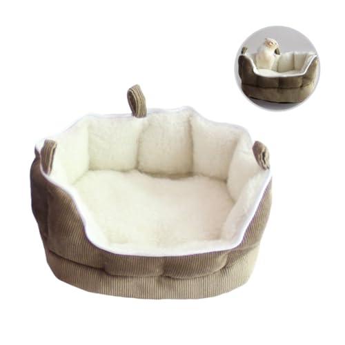 ARTSEWPLY Kleines Haustierbett Hängematte Sofa aus Weichem Stoff Warmes Schlafhaus für Frettchen Meerschweinchen Hamster und Eichhörnchen Gemütlicher Rückzugsort für Käfige Waschbar von ARTSEWPLY