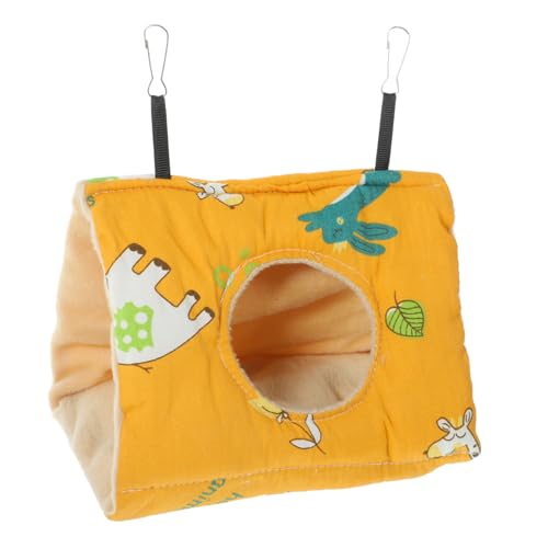 ARTSEWPLY Kleines Papageien Hängematten Nest aus Atmungsaktivem Baumwollstoff und Warm Vogelbett für Sicheren Schlaf und Ruhe im Vogelkäfig für Wellensittiche und Nymphensittiche ARTSEWPLY Kleines Papageien Hängematten Nest aus Atmungsaktivem Baumwollstoff und Warm Vogelbett für Sicheren Schlaf und Ruhe im Vogelkäfig für Wellensittiche und Nymphensittiche von ARTSEWPLY