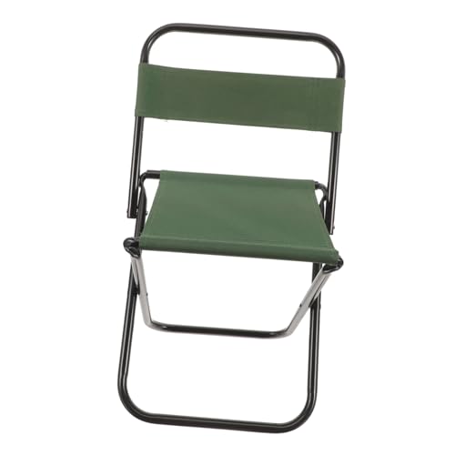 ARTSEWPLY Kompakter Faltbarer Campingstuhl Leicht und Tragbar Ergonomisch Gestaltet für Angeln Garten und Outdoor Schnell Zusammenklappbar Robust und Vielseitig für Reisen und Picknick Grün von ARTSEWPLY