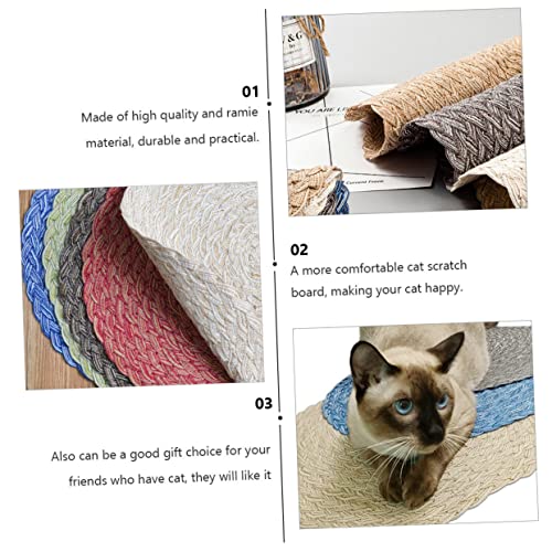 ARTSEWPLY Kratzmatte Katze Rund Dual use Kratzbrett mit Natürlichem Duft Krallenpflege Spielmatte für Aktive Katzen und Möbel Schutz Geeignet Zufällige Farbe Zufällige Farbe ARTSEWPLY Kratzmatte Katze Rund Dual use Kratzbrett mit Natürlichem Duft Krallenpflege Spielmatte für Aktive Katzen und Möbel Schutz Geeignet Zufällige Farbe Zufällige Farbe von ARTSEWPLY