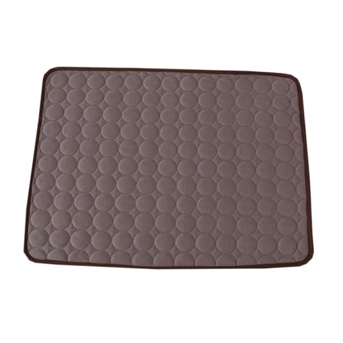 ARTSEWPLY Kühlmatte Hund Selbstkühlend Atmungsaktiv Pet Pad Sommermatte Kaffee für Hund Katze Haustierbett Faltbar und Vielseitig Verwendbar von ARTSEWPLY